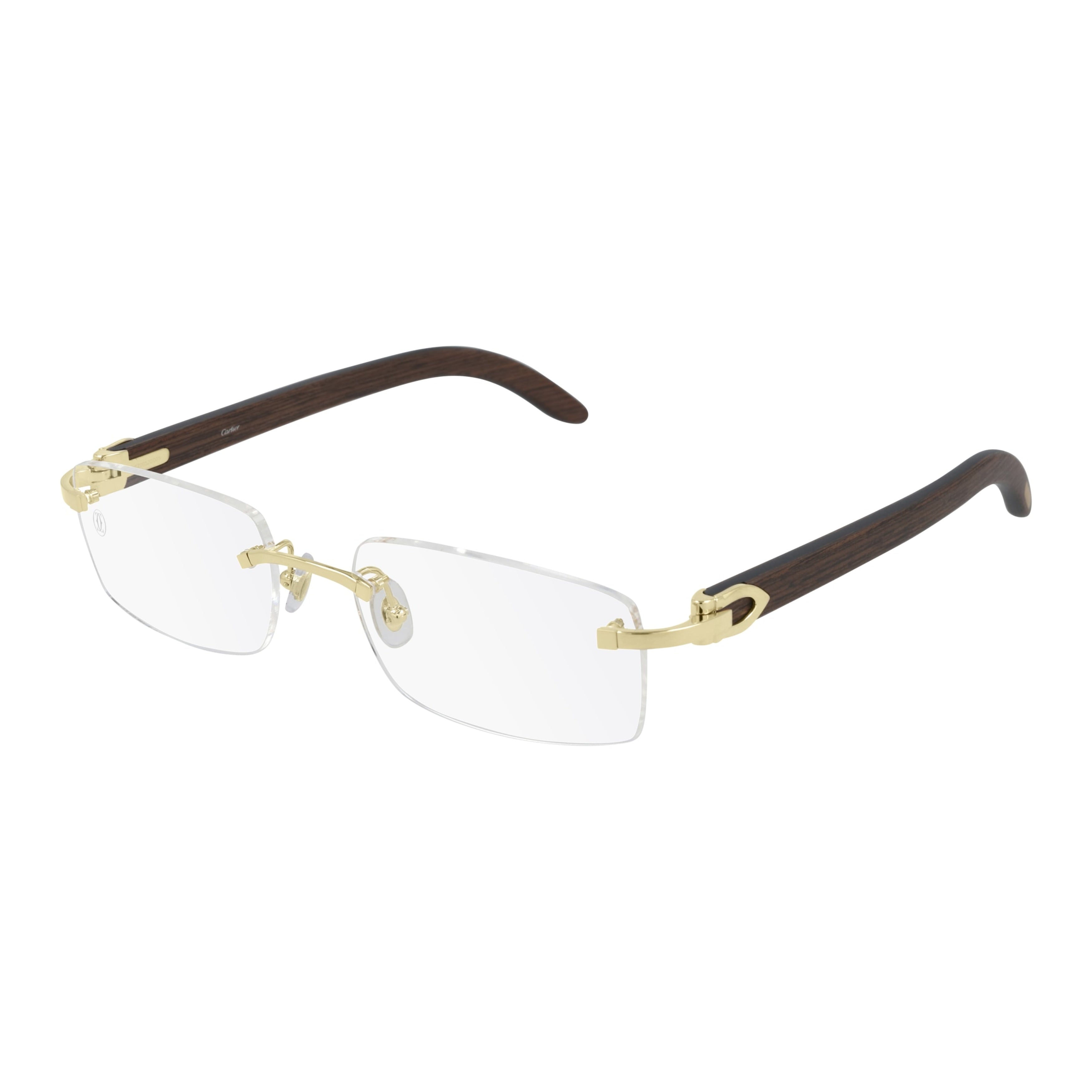 Ct0052o Rimless Rectangular Eyeglasses