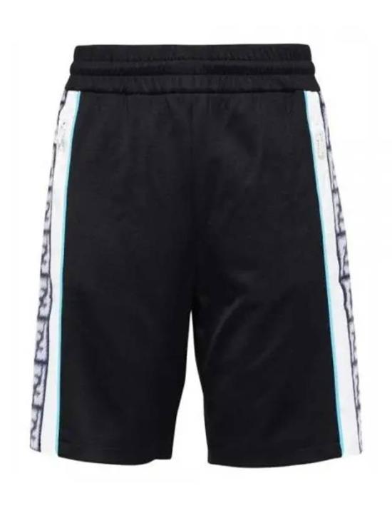 Sports Shorts with Logo-Embellished Side Panels