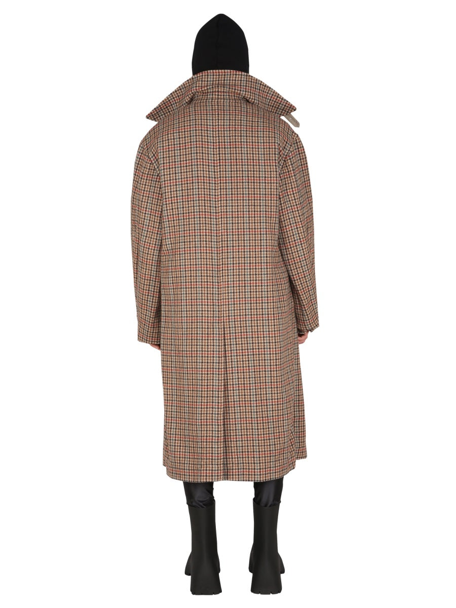 Reversible Oversized Trench Coat with Contemporary Design