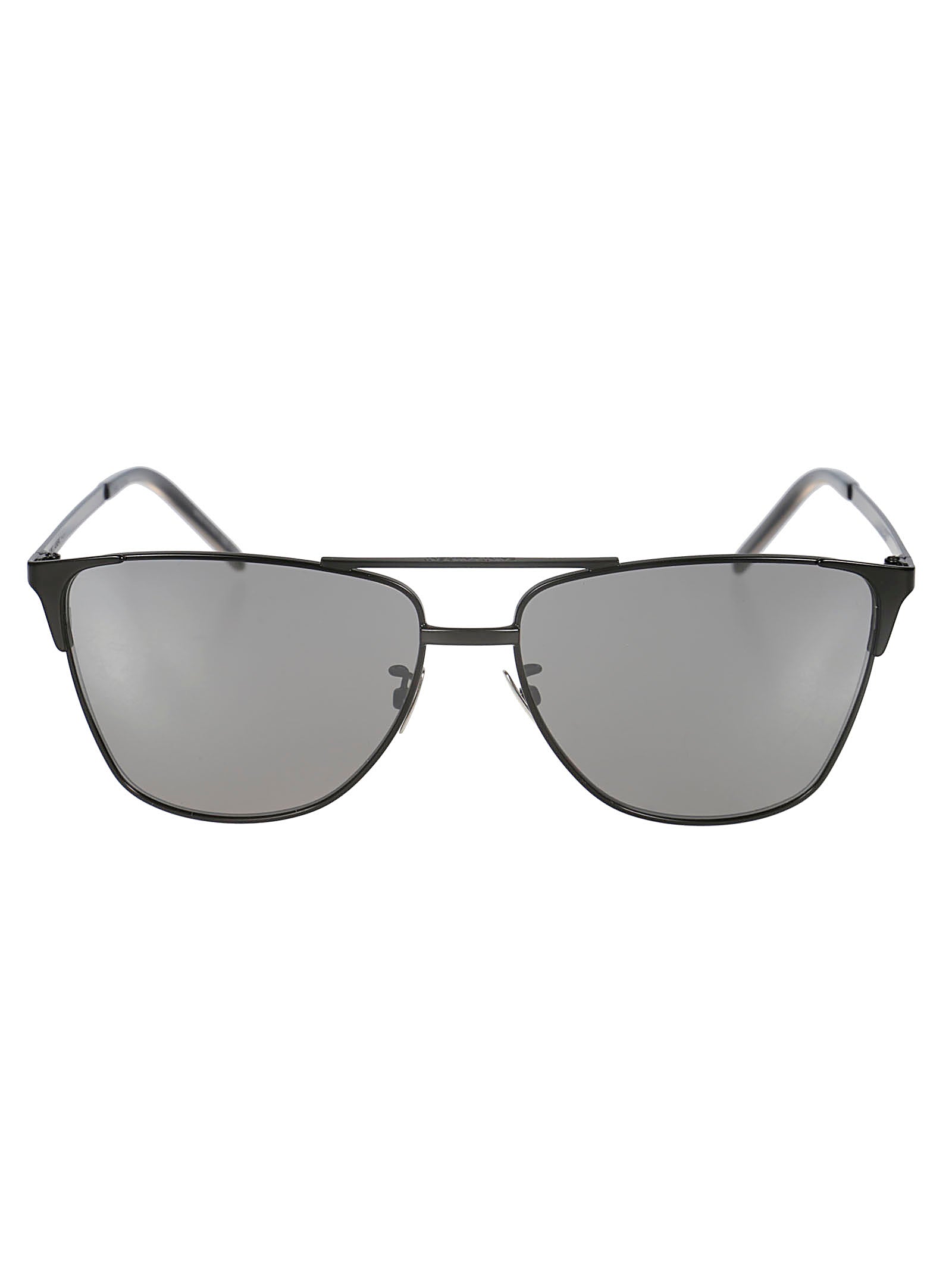 Rectangular Metal Frame Sunglasses