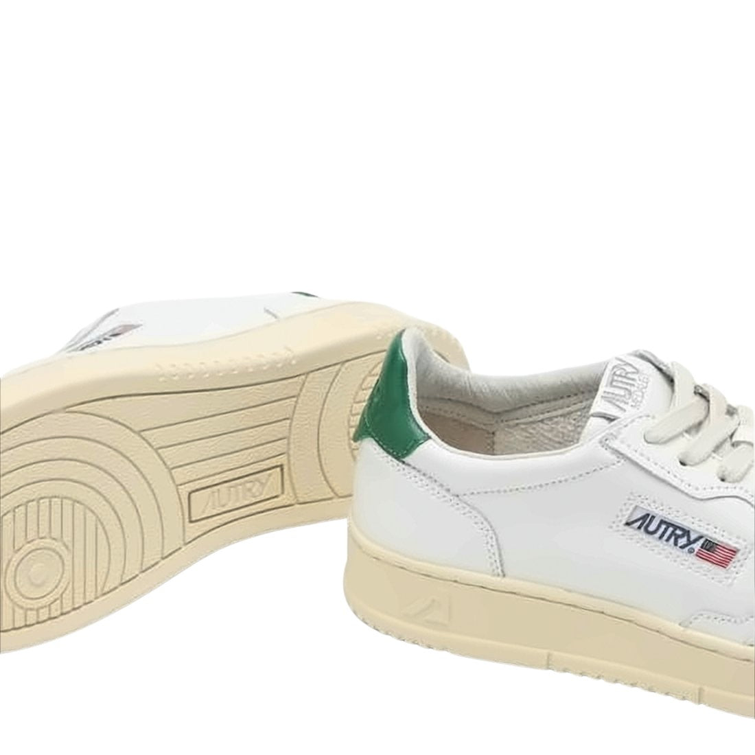 Low-Top Sneakers with Perforated Detailing