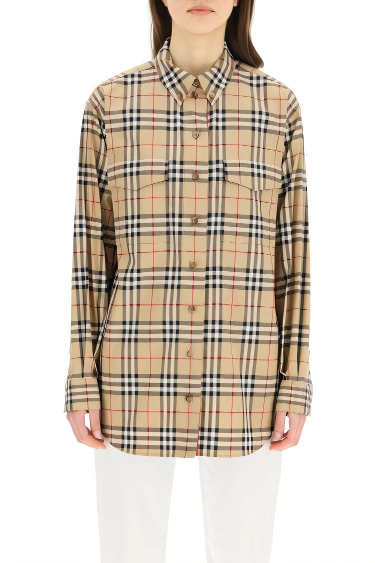 Classic Plaid Shirt with Utility Pockets