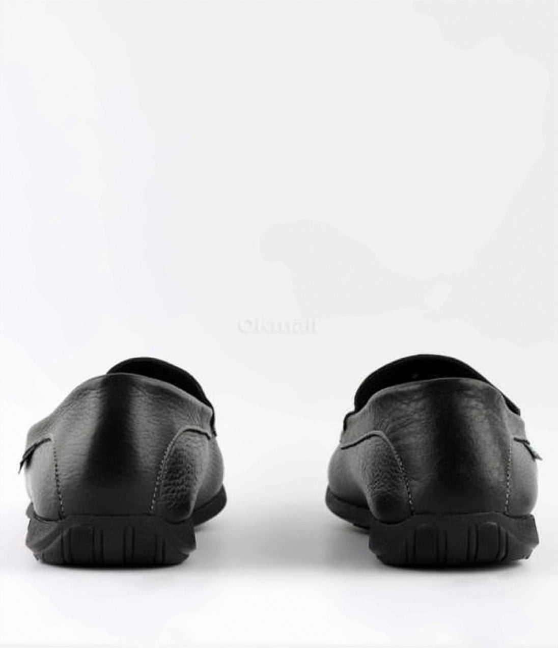 Textured Leather Loafers with Rounded Toe