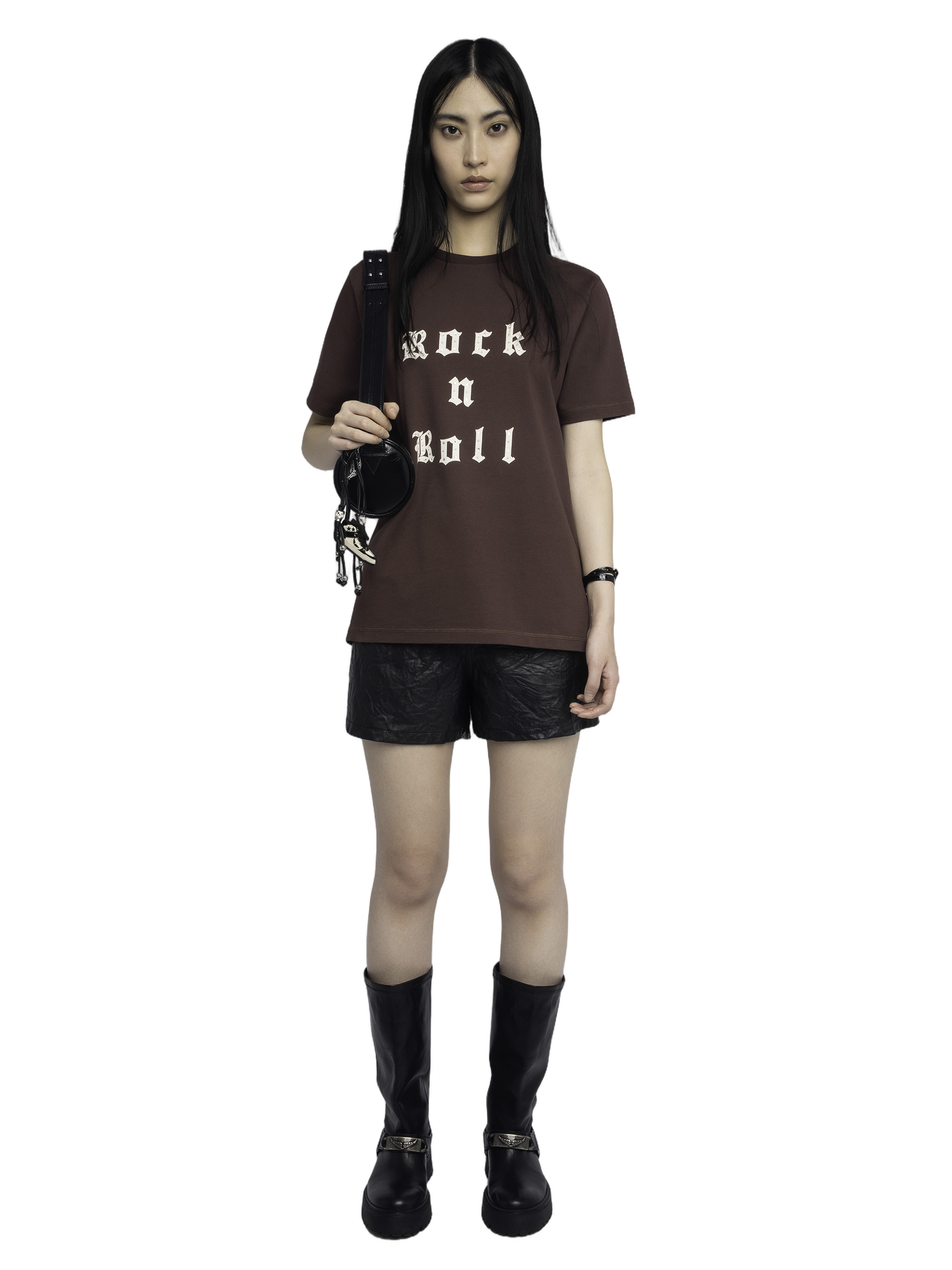 Burgundy Rock N Roll T-Shirt