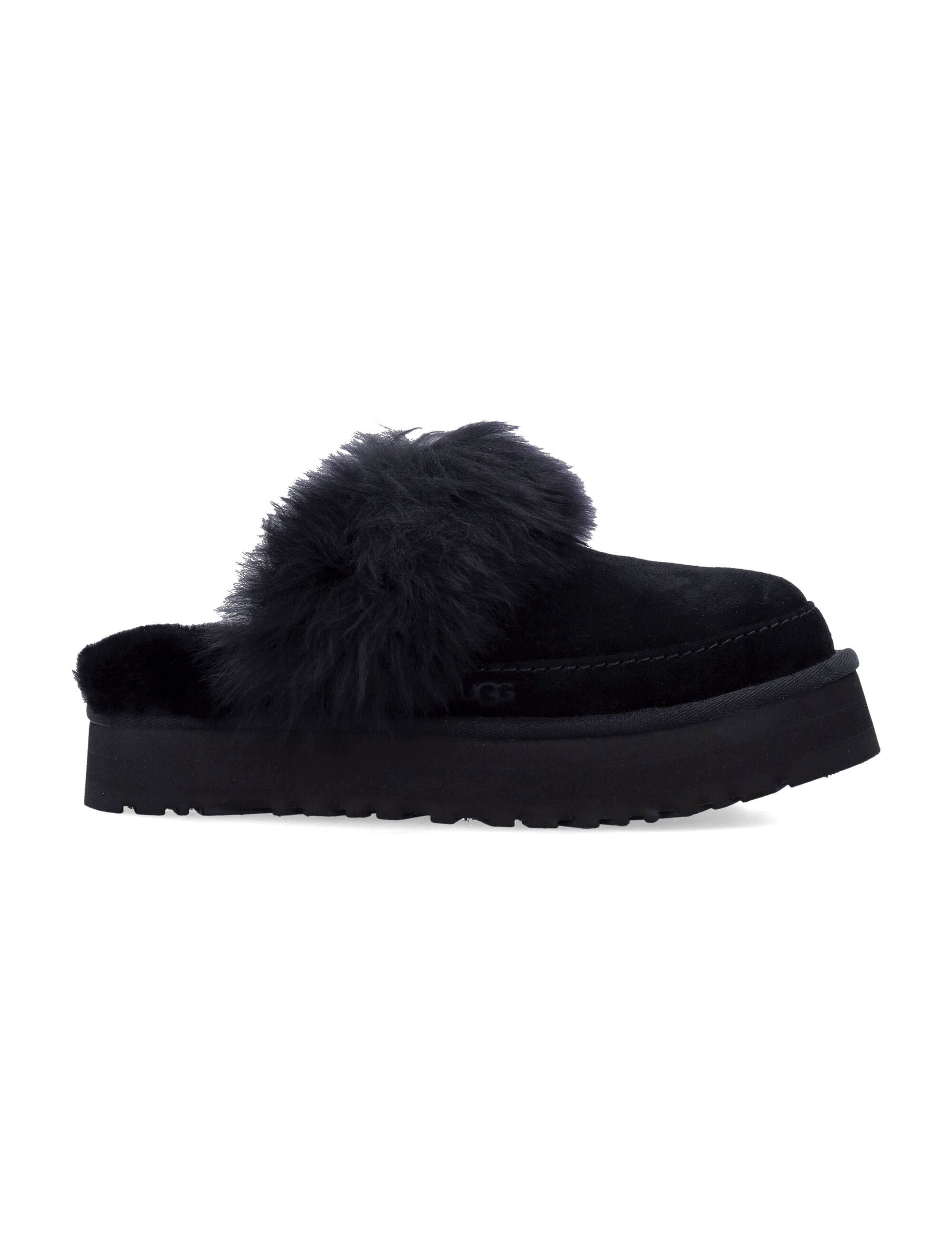 Disquette Chalet Suede And Sheepskin Slippers