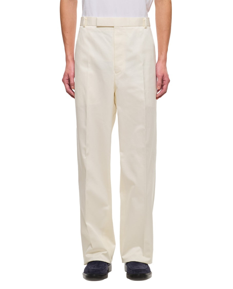 Low Rise Beltloop Cotton Trouser
