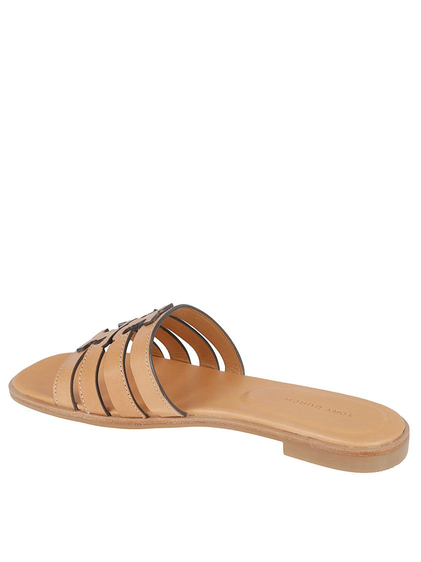 Caged Nappa Leather Sandals