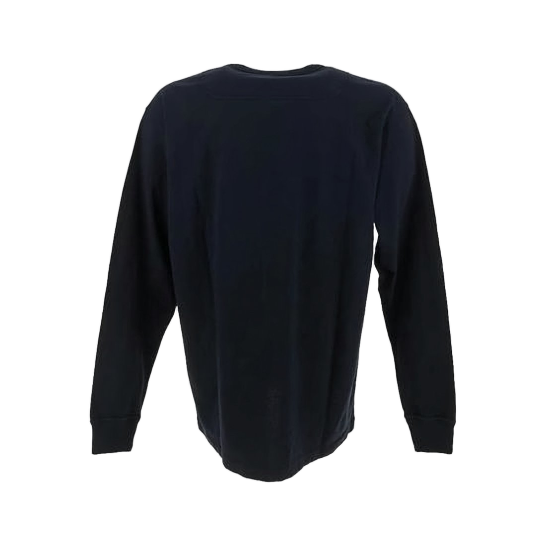 Classic Crew Neck Long-Sleeve Cotton Shirt