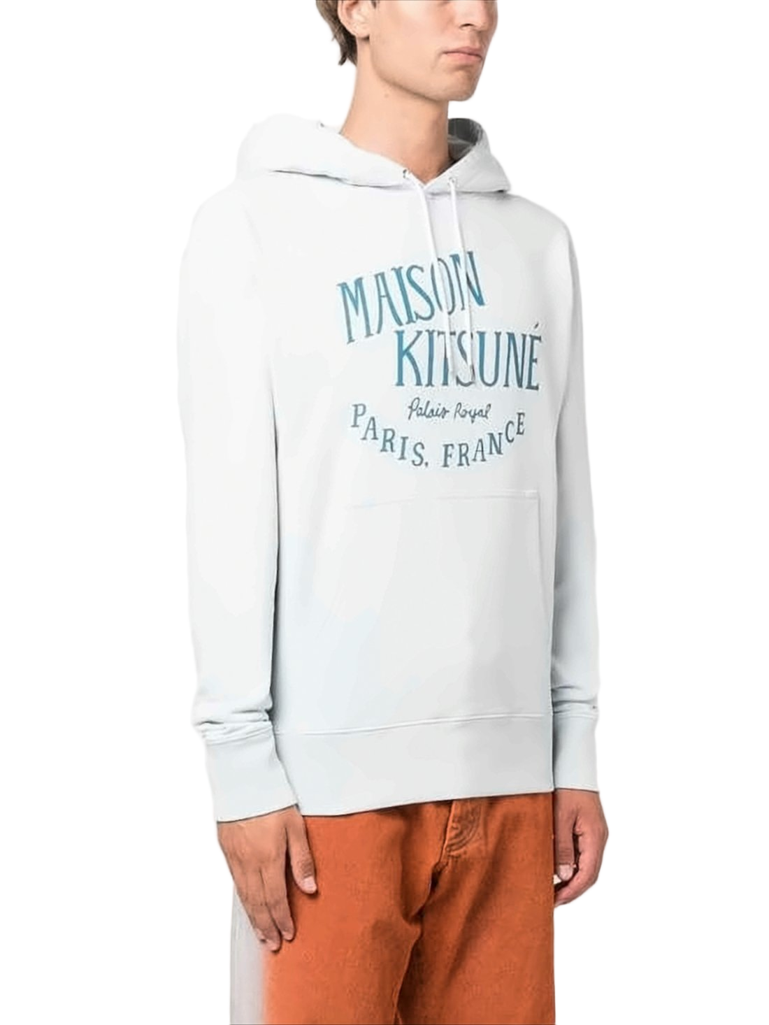 Relaxed Fit Cotton Hoodie With Front Kangaroo Pocket