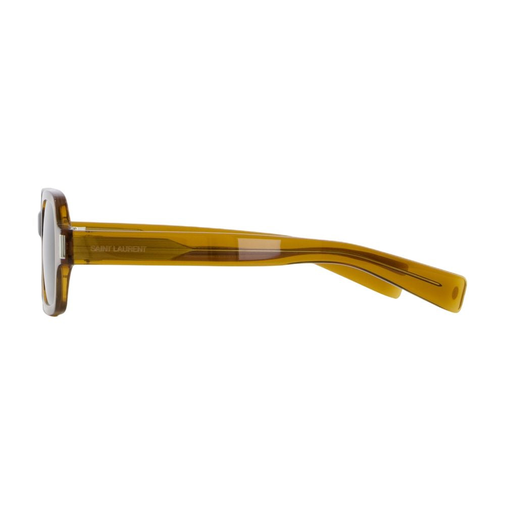 Translucent Brown Acetate Rectangular Sunglasses