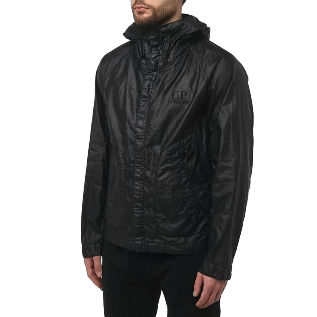 Linen Jacket with Integrated Goggles