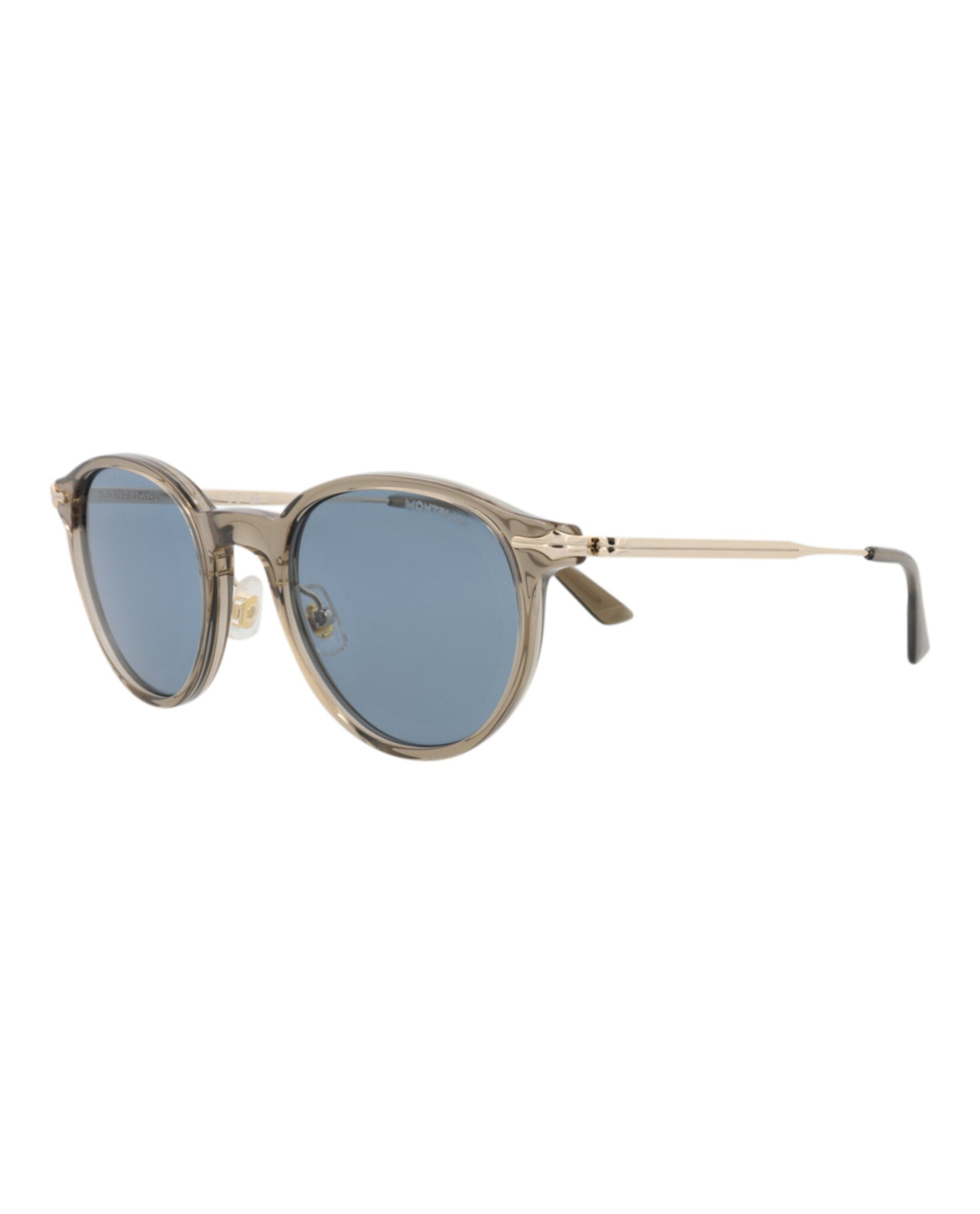 Round-Frame Recycled Acetate Sunglasses