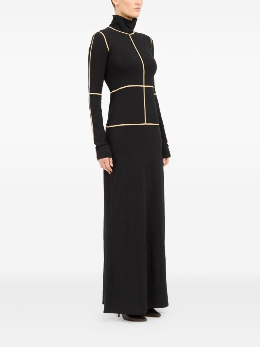 Long Black Fitted Dress
