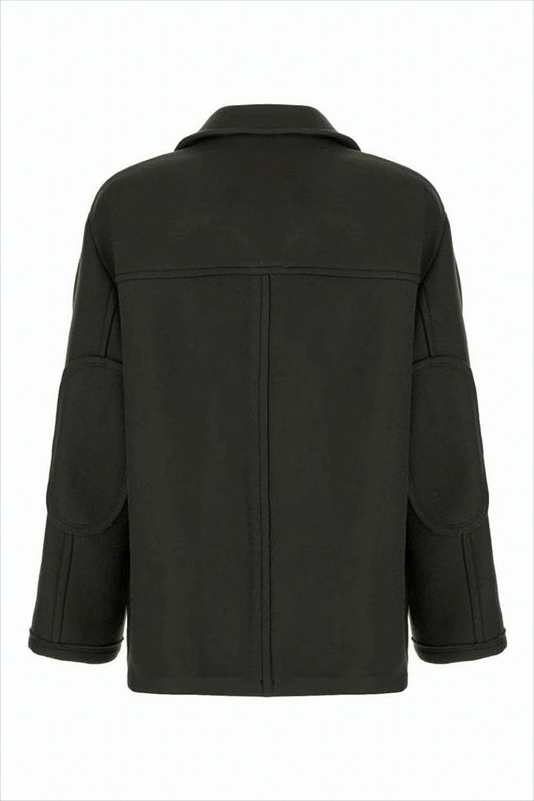 Textured Wool Oversized Peacoat