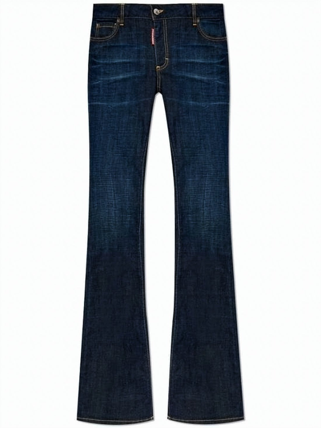 Flared Indigo Denim Pants