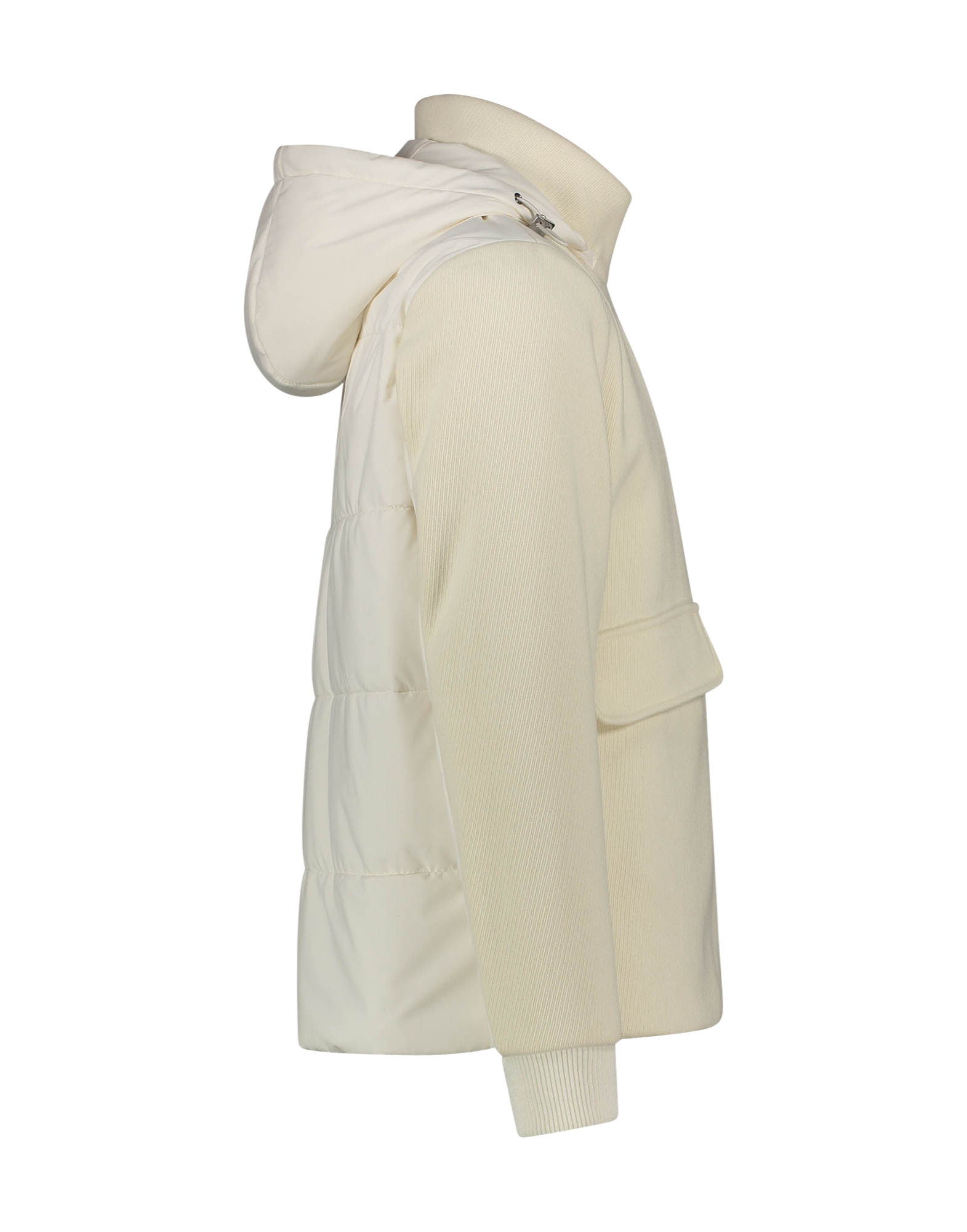 Men’S Cashmere-Blend Jacket With Detachable Hood