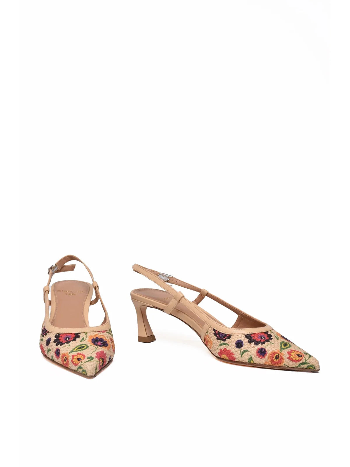 Multicolor Other Fibers Rafia Pump