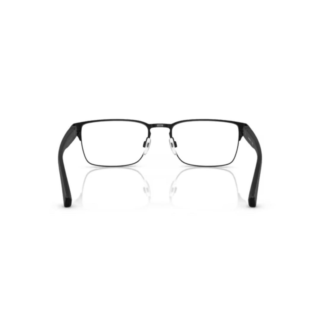 0ea1027 Rectangular Frame Metal Rim Eyeglasses with Adjustable Nose Pads