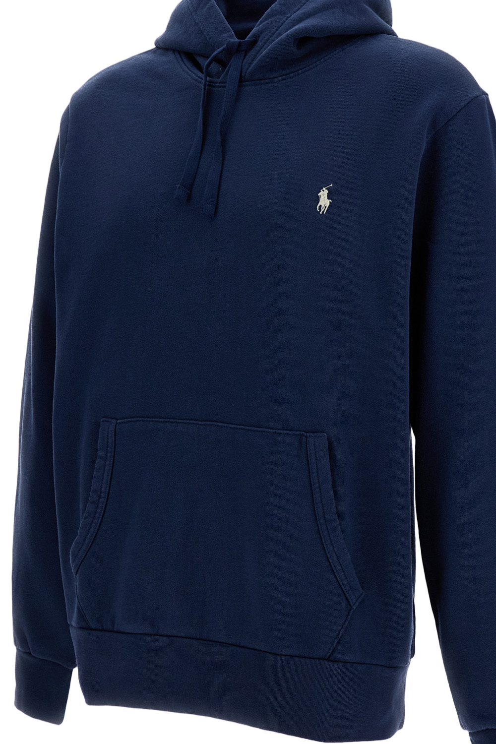 Solid Blue Crew Neck Sweater with Timeless Design