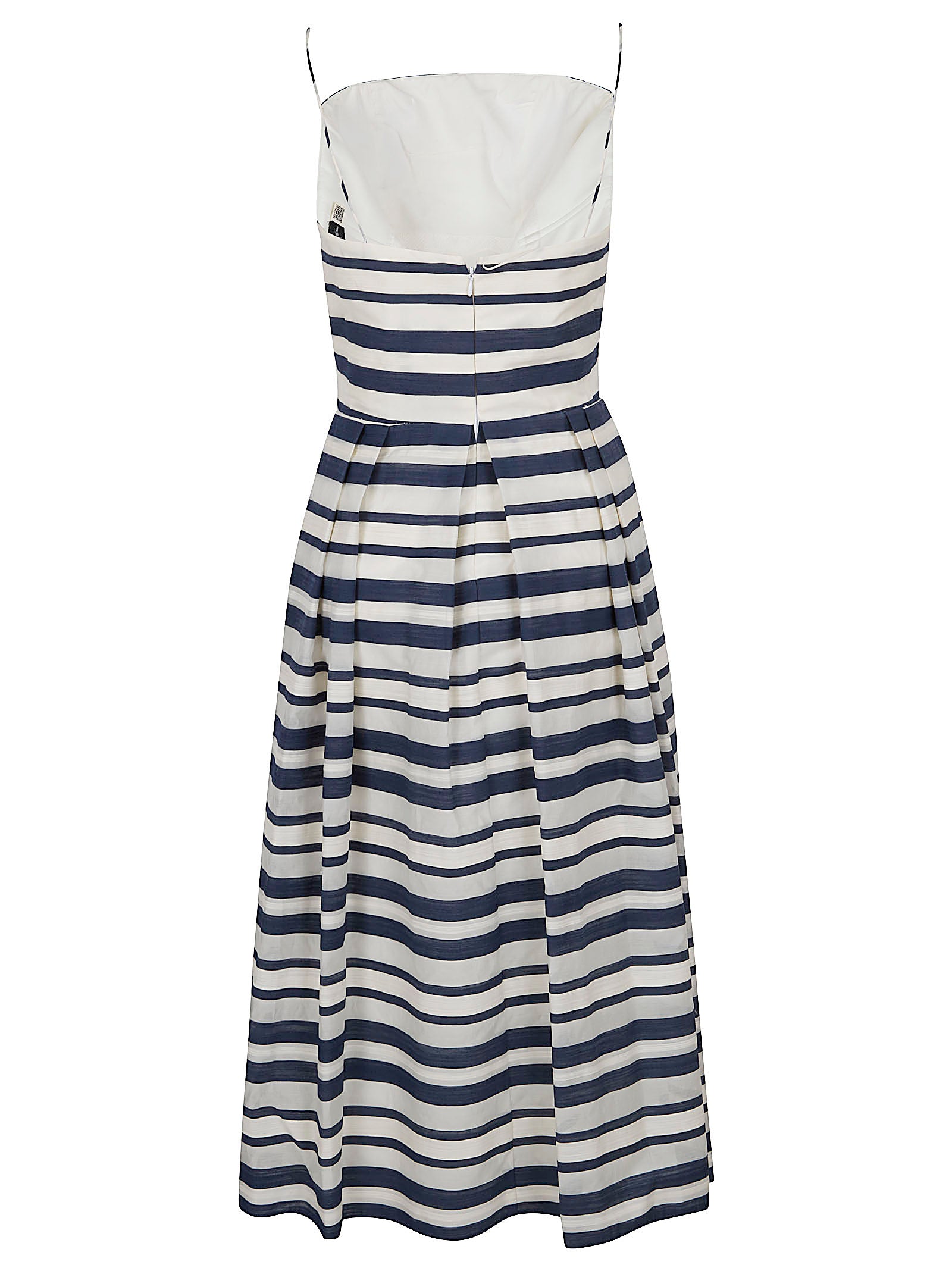 Sleeveless Striped Midi Dress