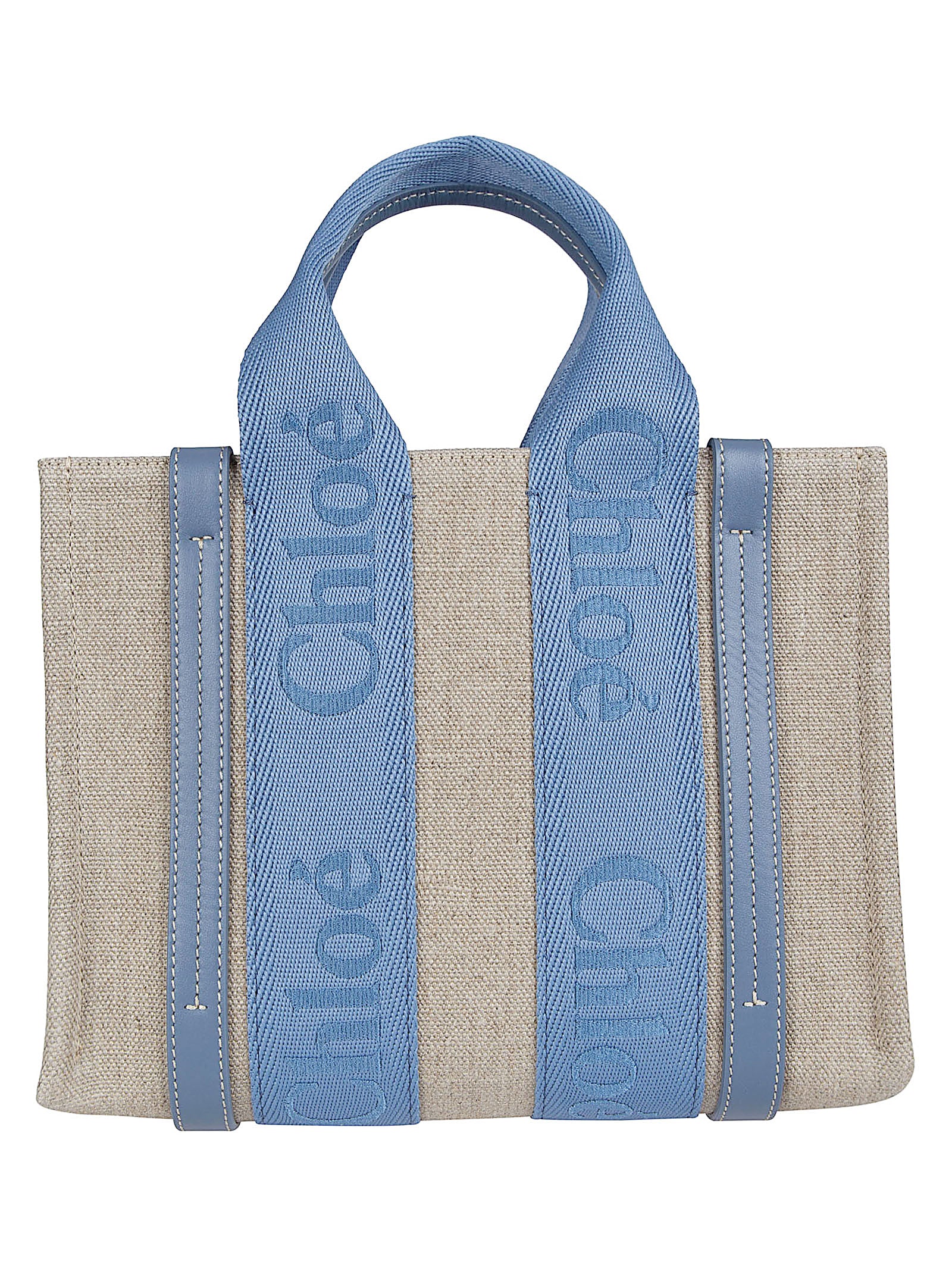 Structured Rectangular Linen Bag with Adjustable Strap