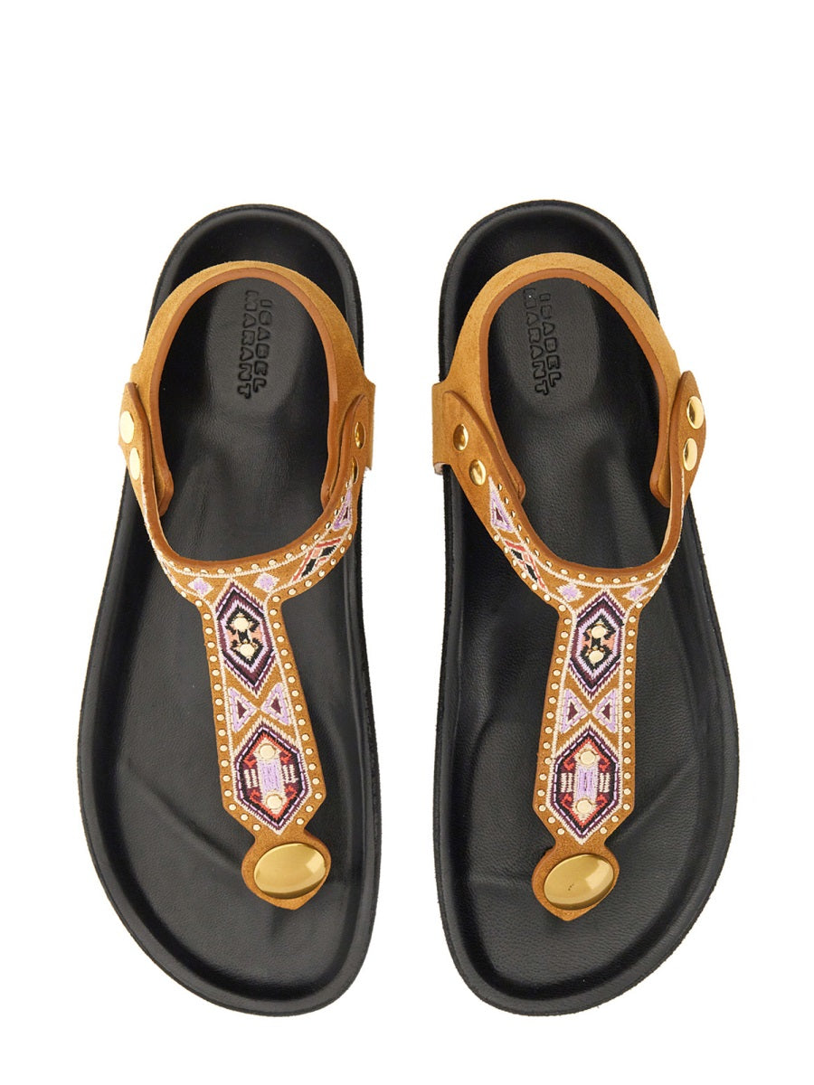 Enore Leather Sandals