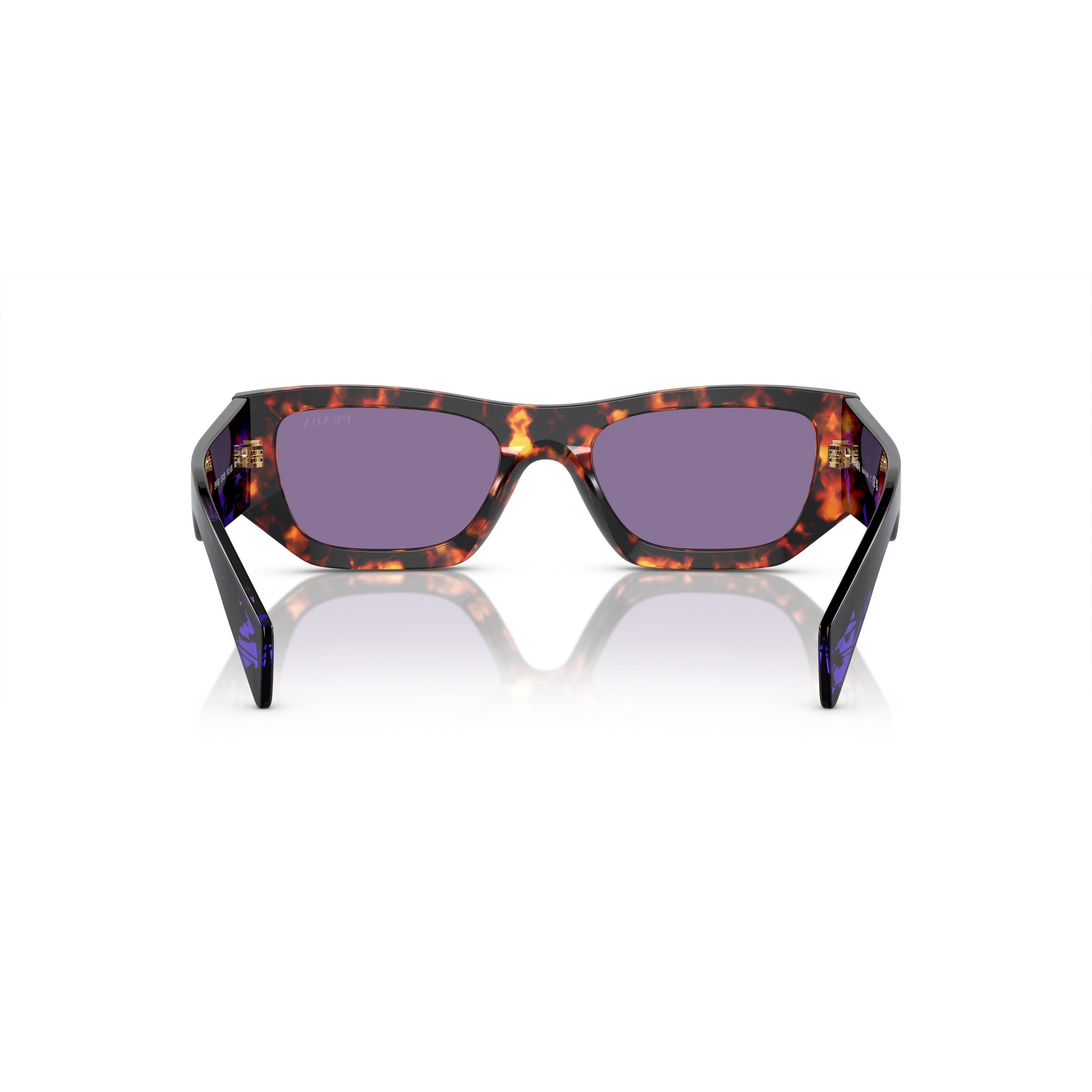 0pr A01s Rectangular Tortoiseshell-Patterned Acetate Sunglasses