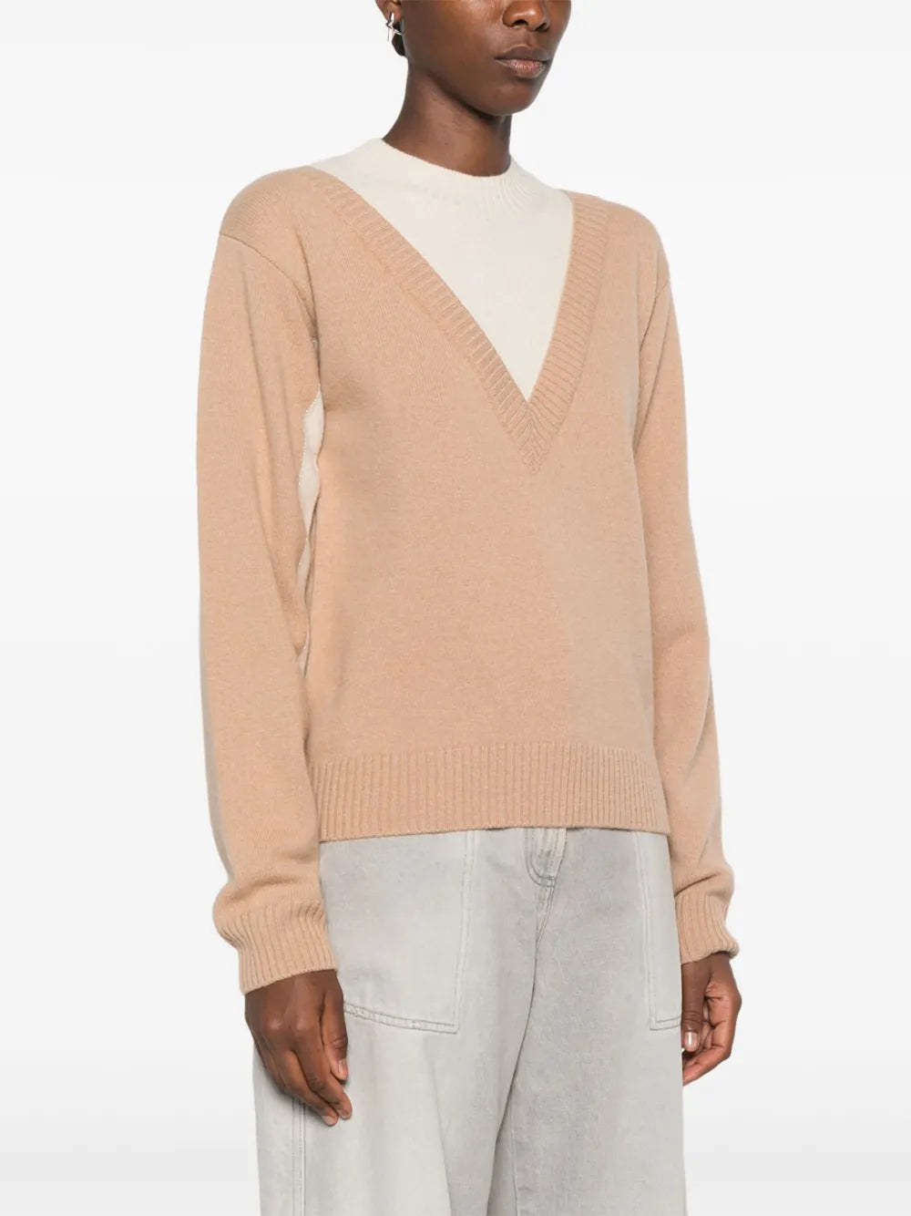 Classic Round Neck Pullover with Silhouette