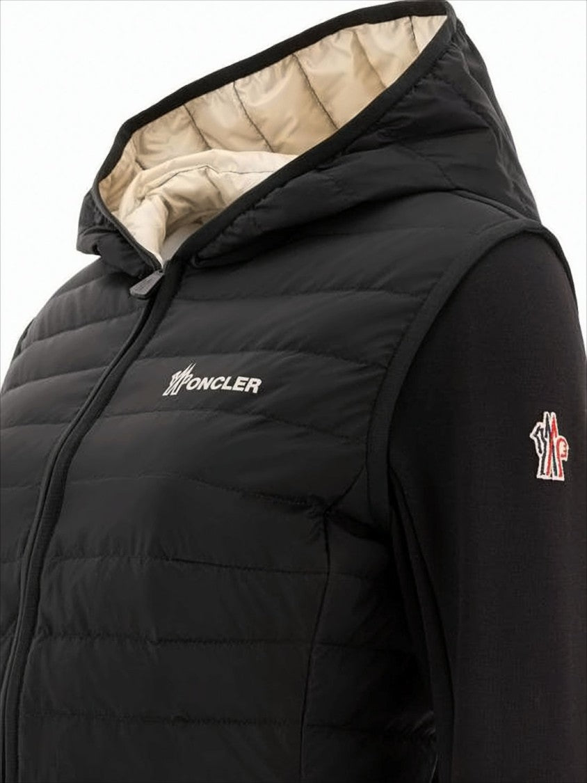 Quilted Padded Down Coat with Hood