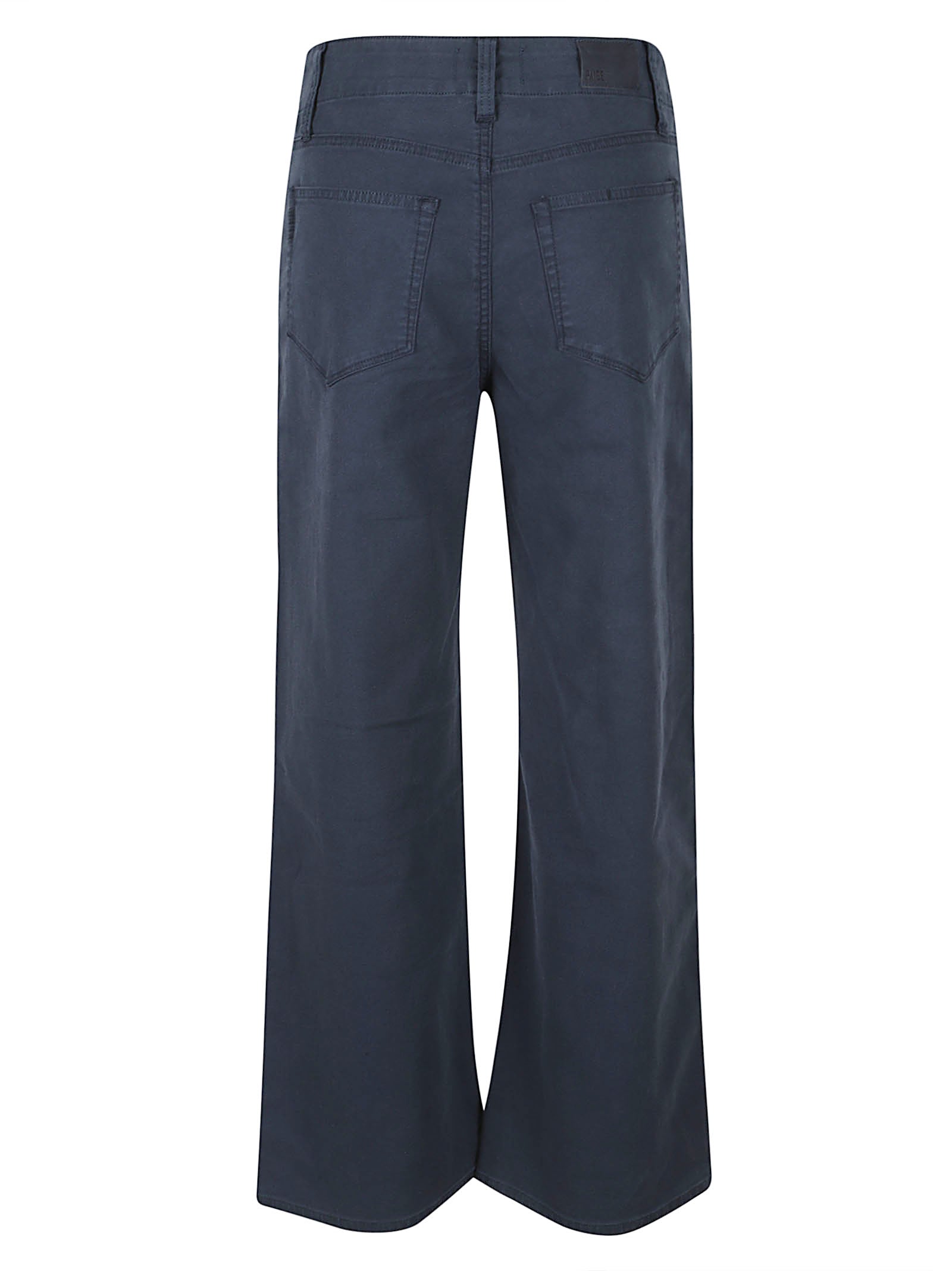 Cropped Wide-Leg Pants with Signature Stitch Pockets