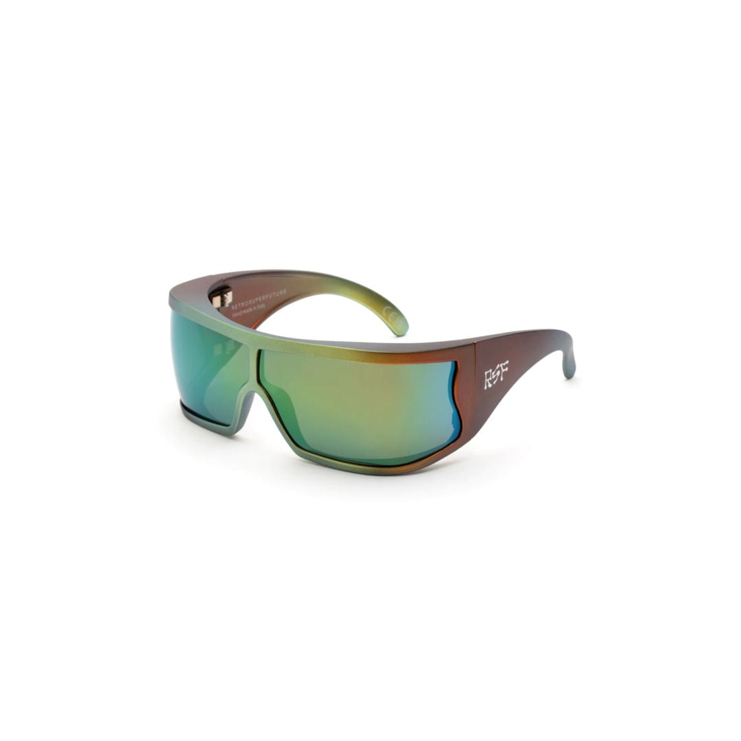 Bones Zircon Oversized Shield Sunglasses
