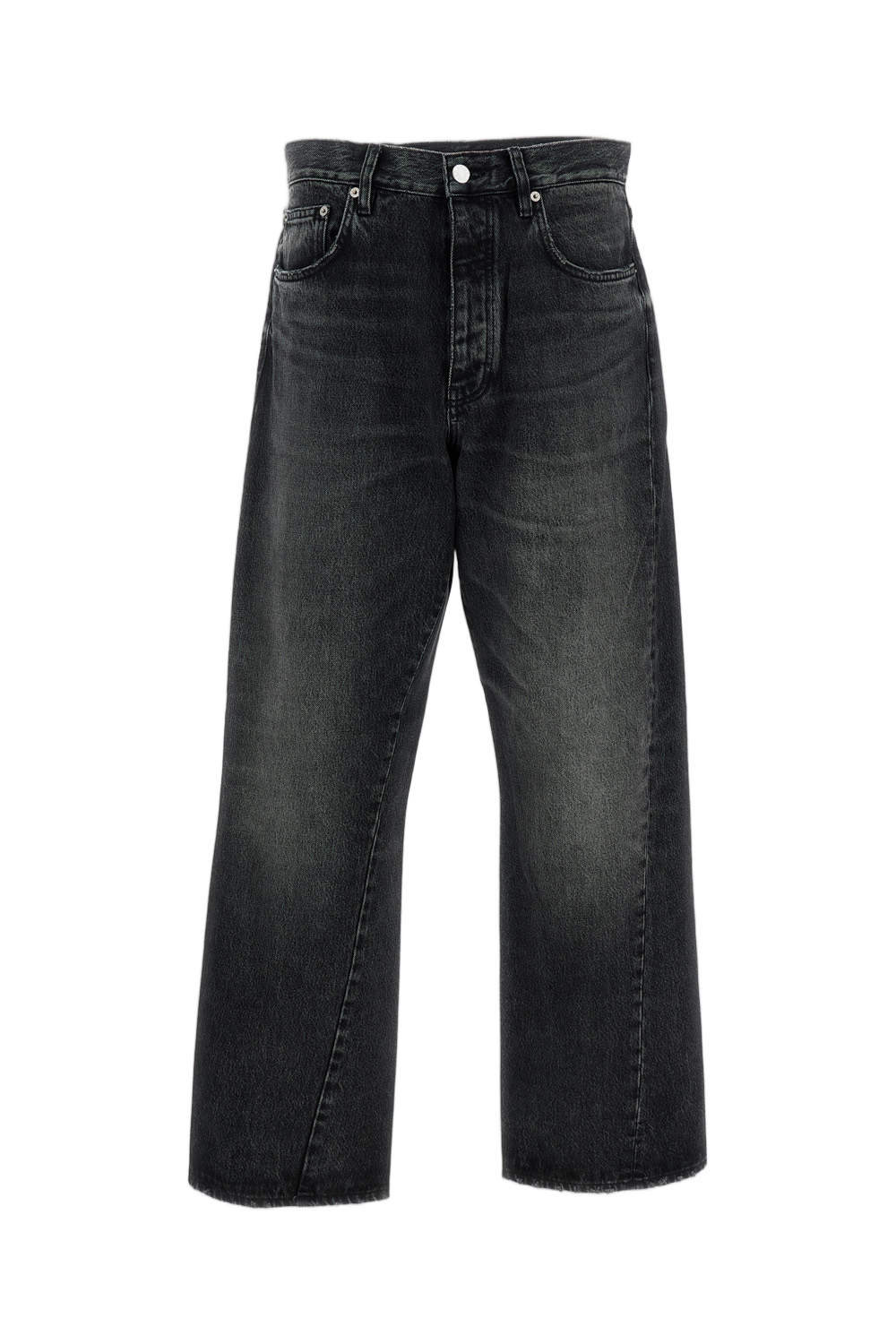 Black Wide Twist Organic Jeans