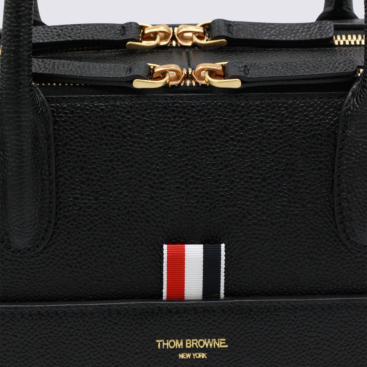 Black Top Handle Bag