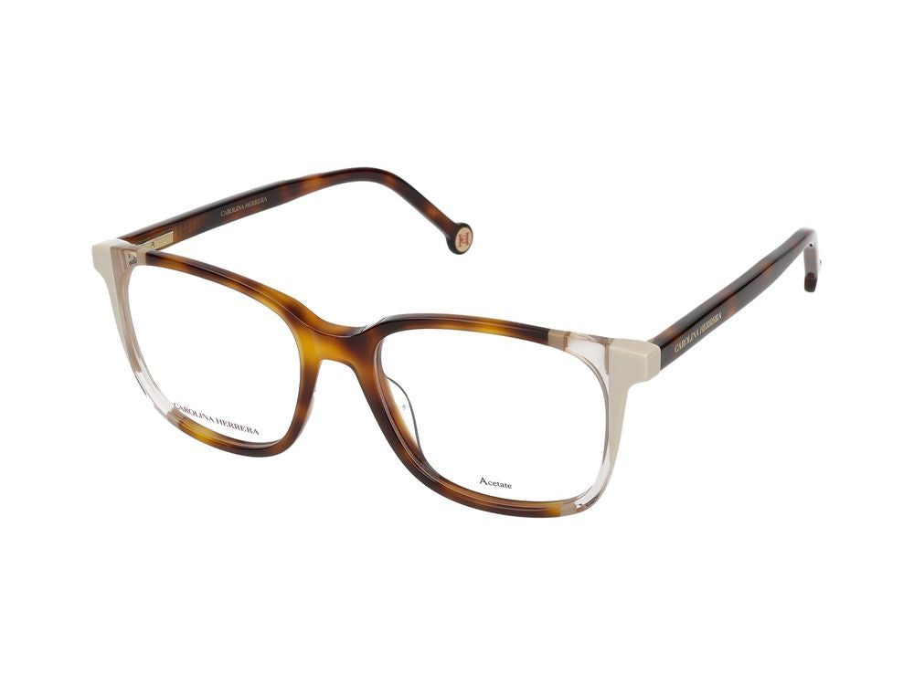 Eyeglasses Carolina Herrera CH 0065 C1H Avana Avorio 52/17/145