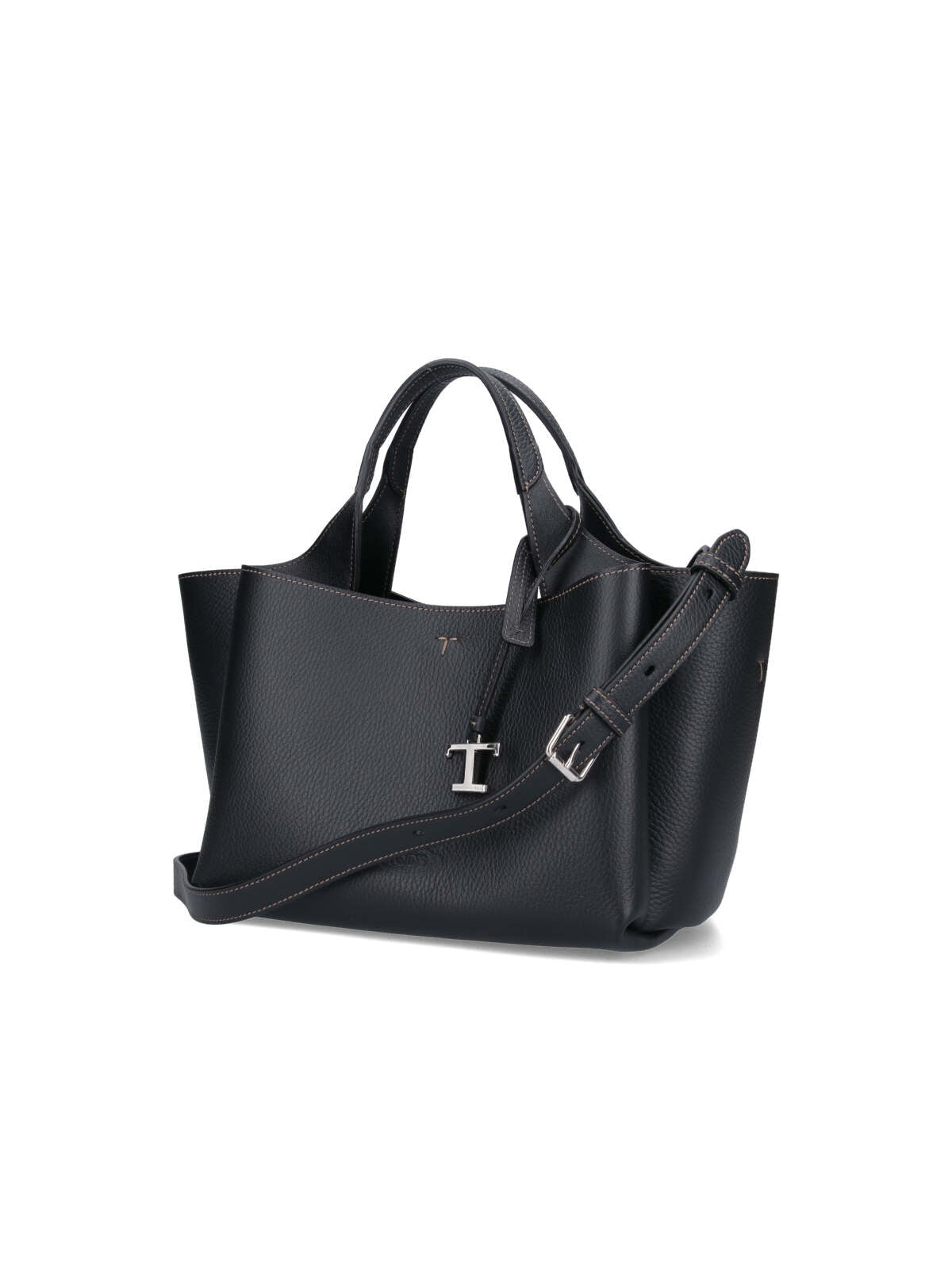 Mini Hammered Leather Tote Bag