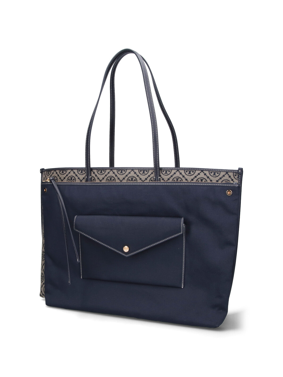 Monogram Tote Bag With Detachable Pouch