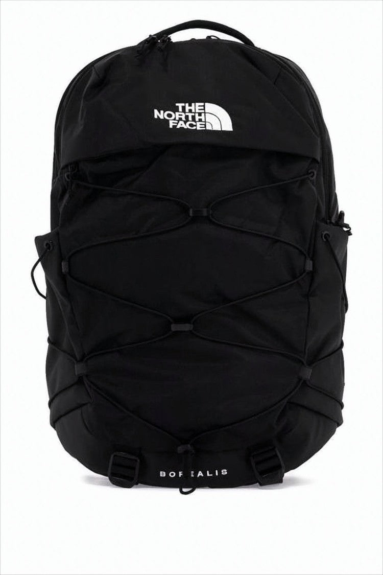 Black Nylon Backpack With Spacious Compartments