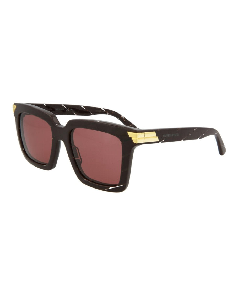 Rectangle-Frame Acetate Sunglasses
