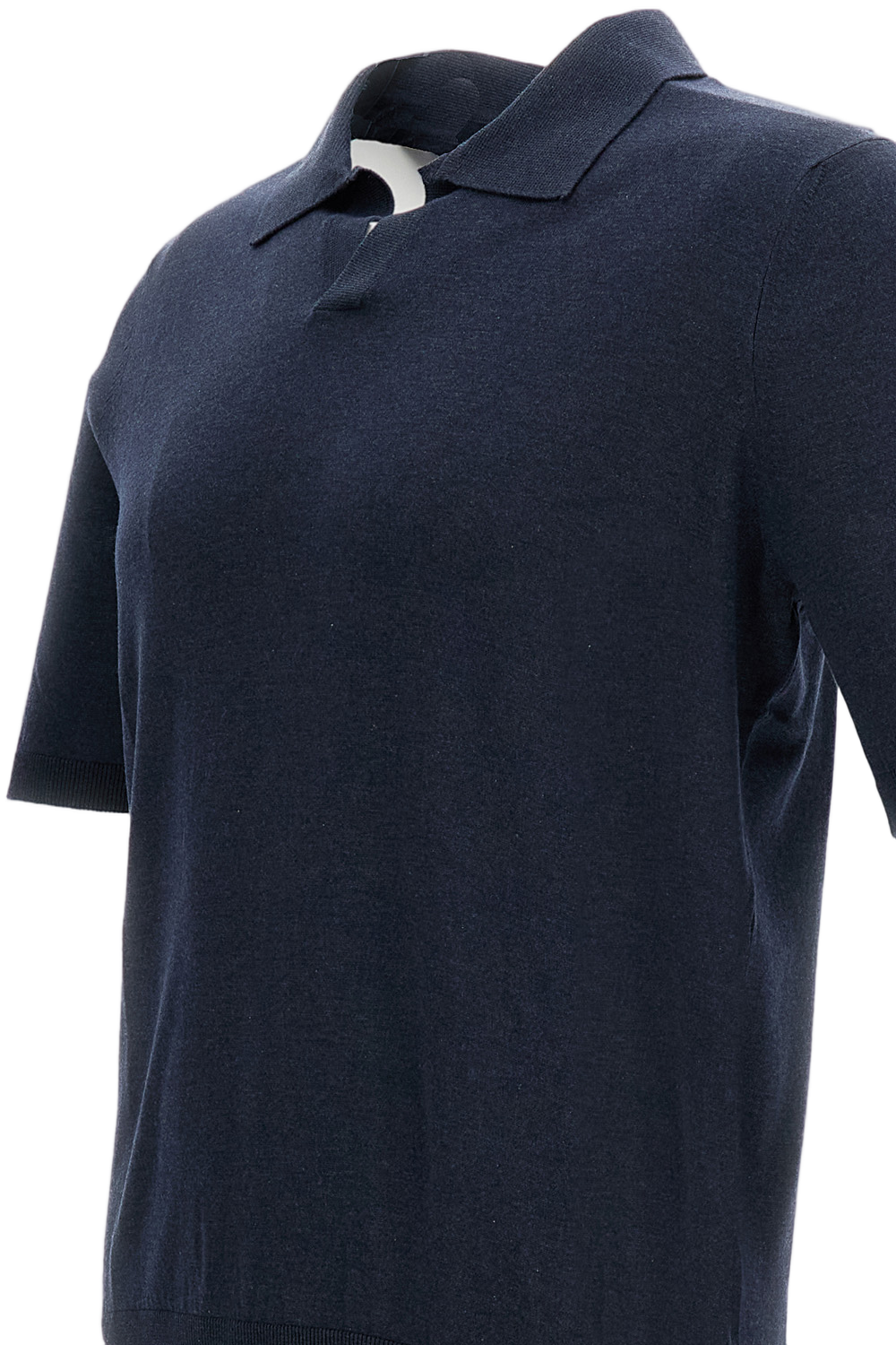 Keith Blue Silk Polo