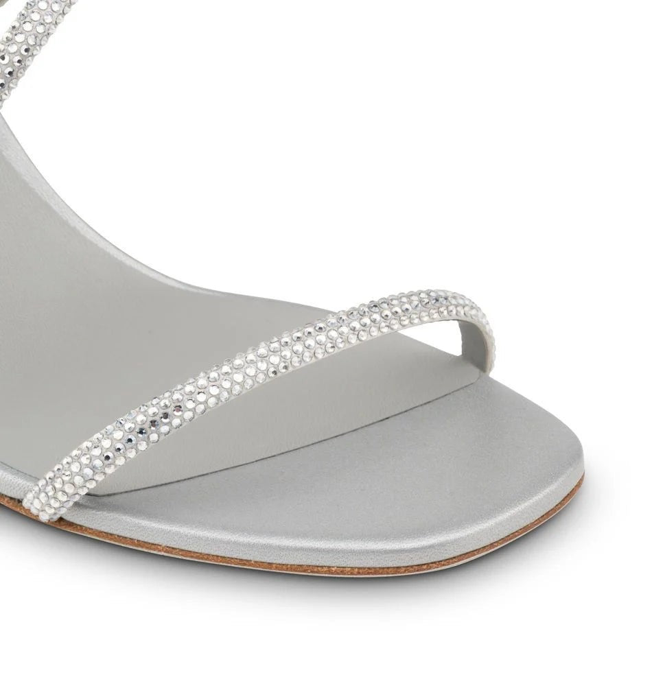 Cleo Crystal Grey Sandal 80