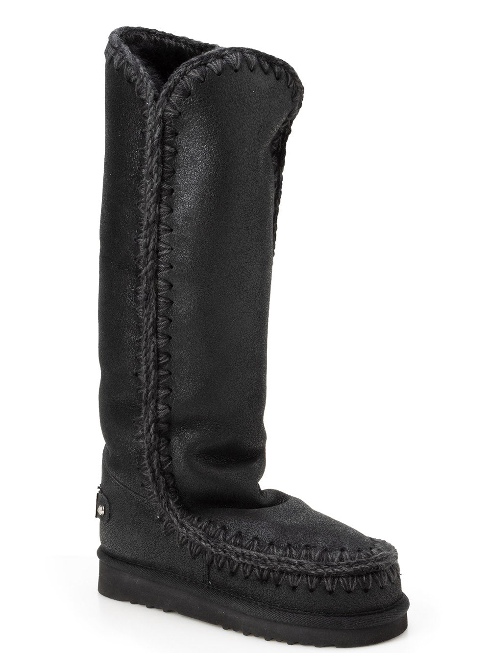 Eskimo 40 Rhinestones Logo Sheepskin Boots