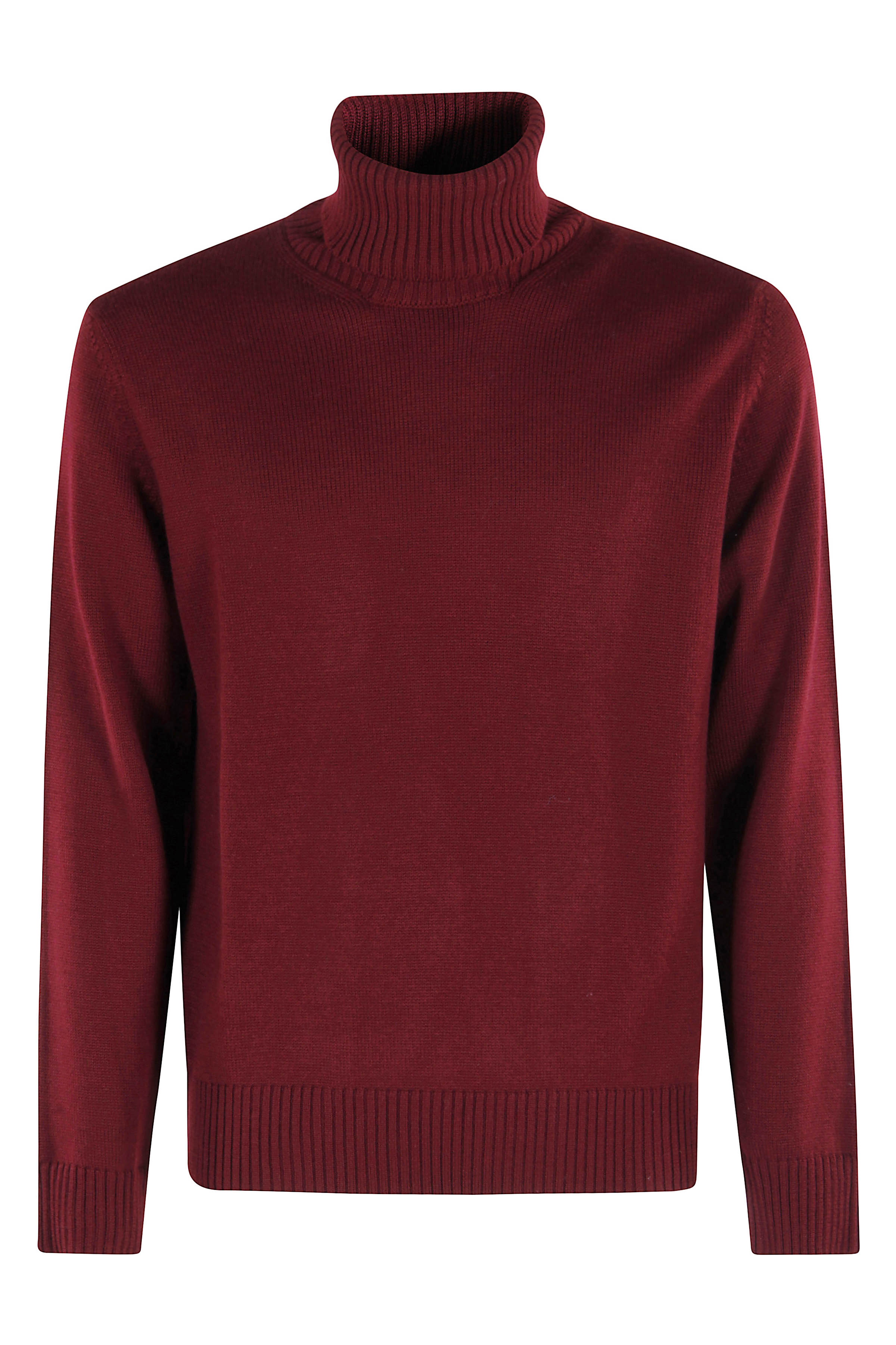 Bordeaux High Collar Sweater