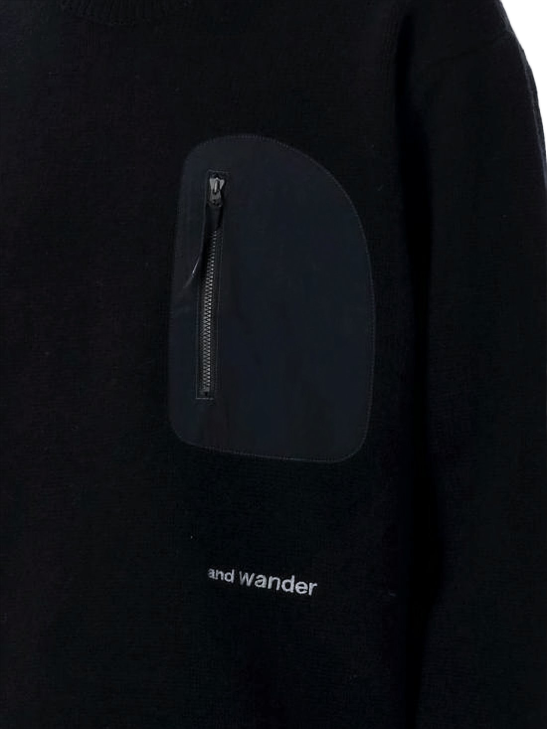Relaxed Fit Black Sweater