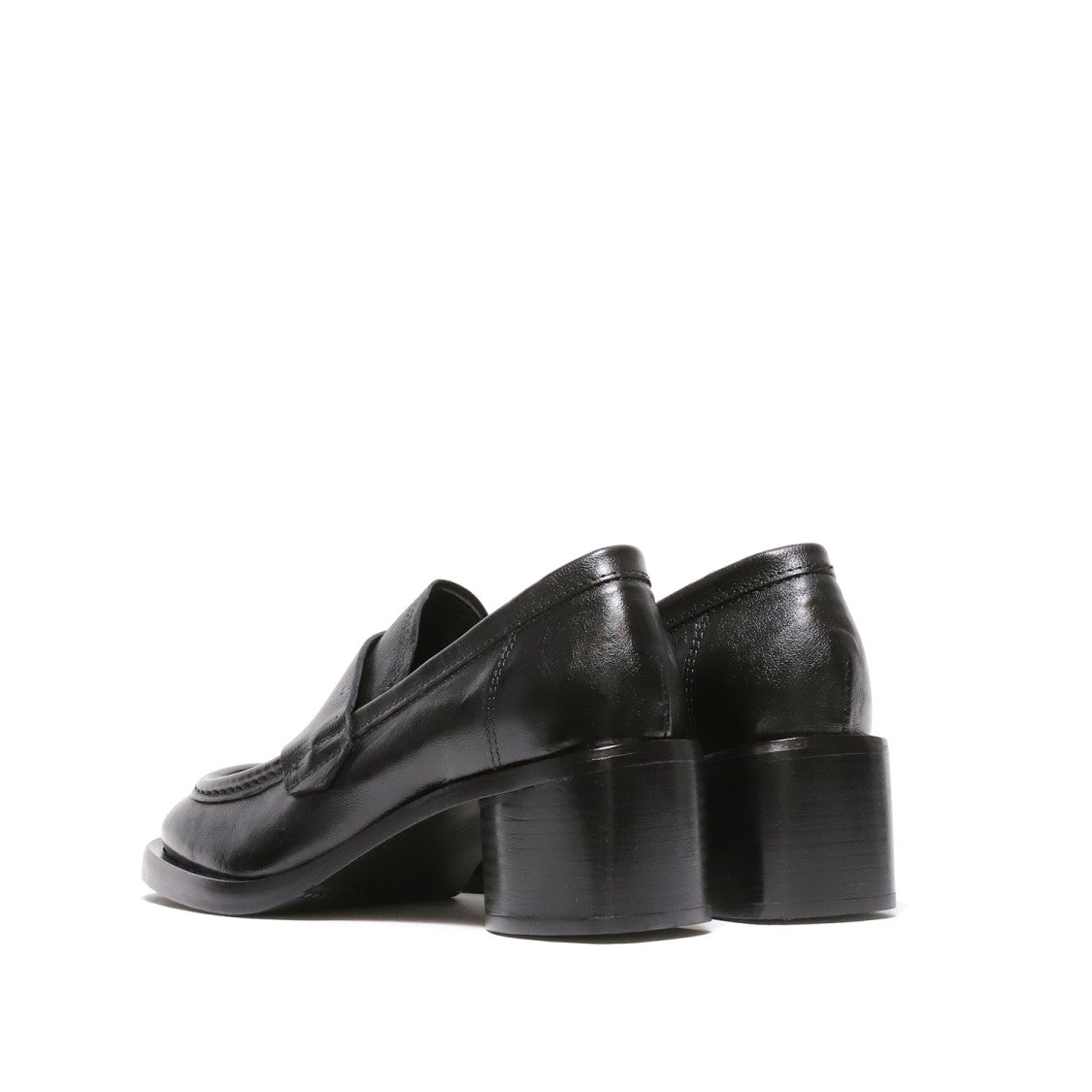 Black Buffalo Leather Moccasins