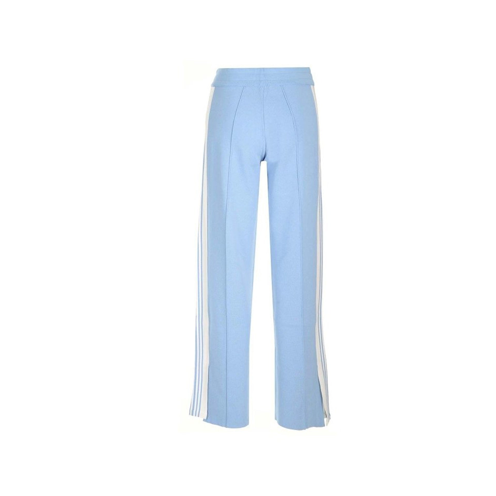 High-Waisted Track Pants With Embroidered Logo Detail