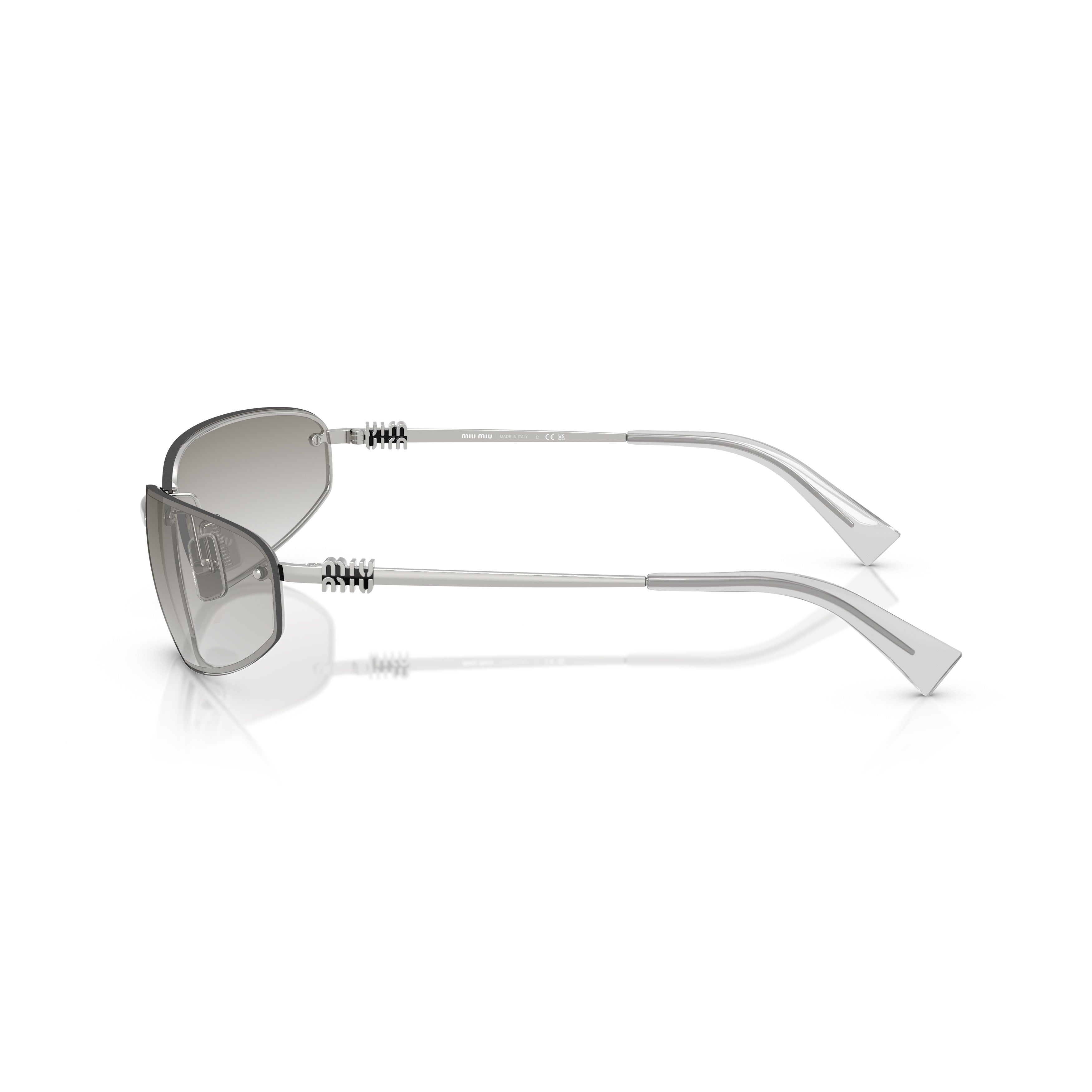Minimalist Metal Frame Sunglasses With Gradient Lenses