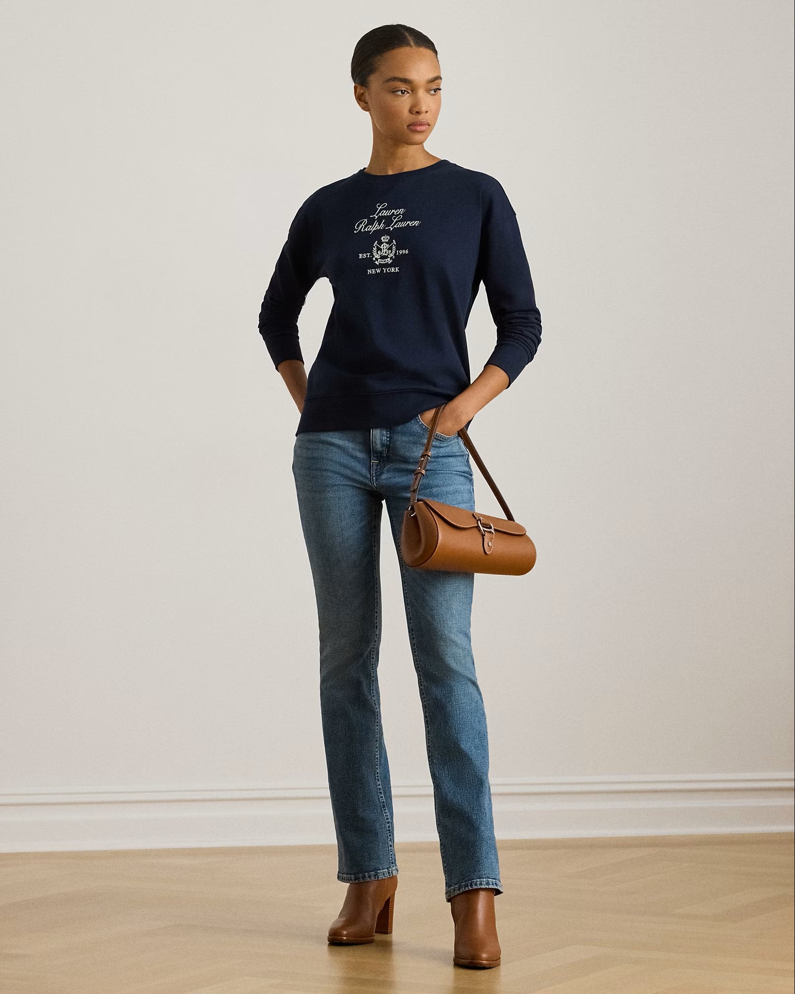 Navy Blue Kappy Recycled Sweatshirt