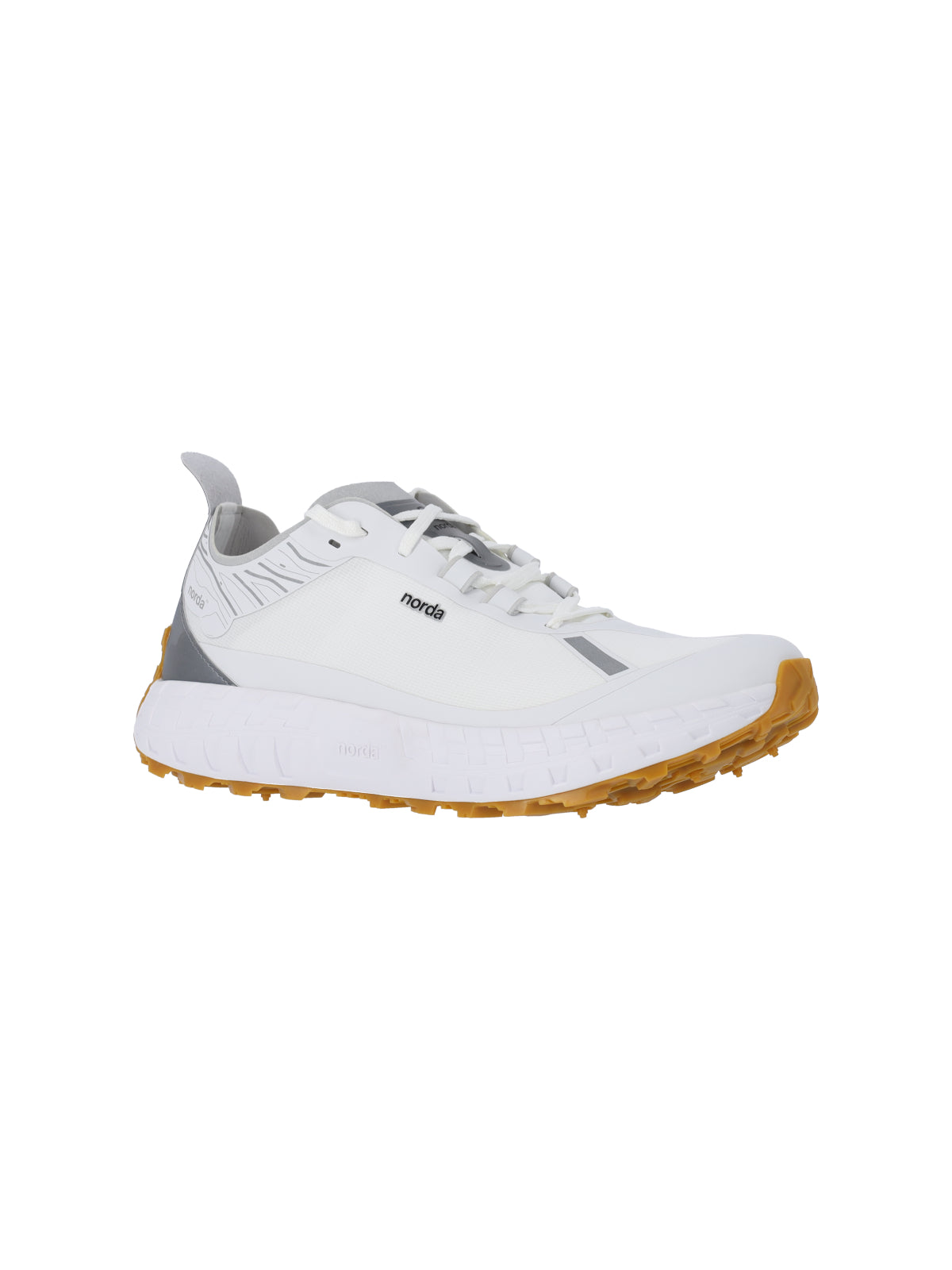 Streamlined White Sneakers With Subtle Grey Accents