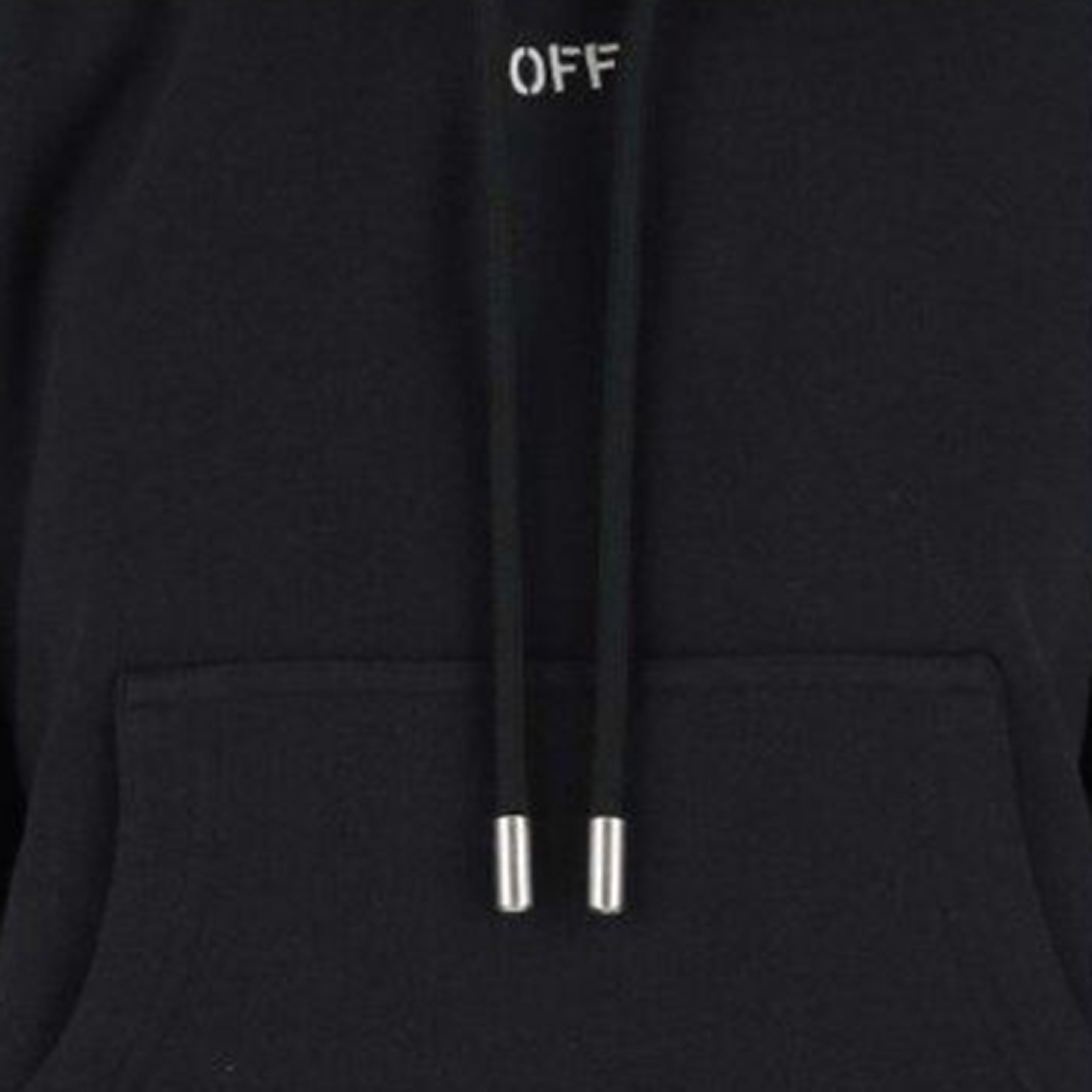 Black Cotton Sweatshirt