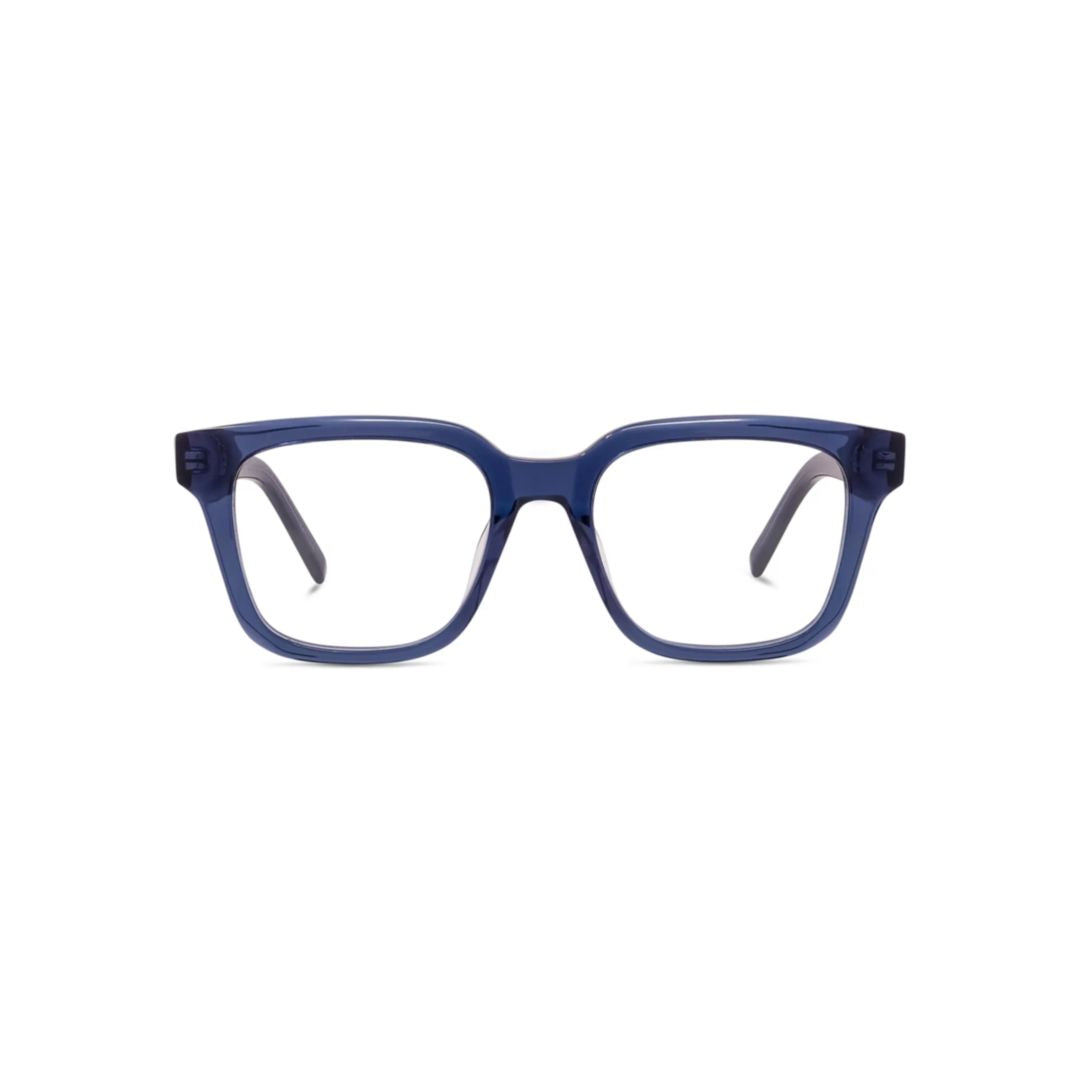 Gv50005i Bold Rectangular Eyeglasses in Deep Blue Finish